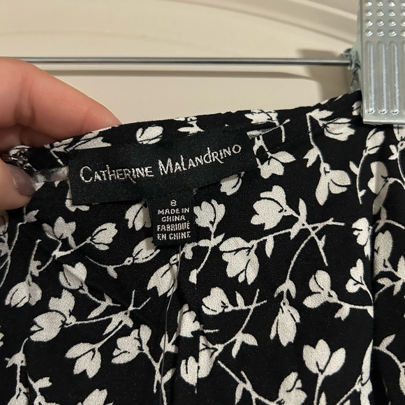 Catherine Malandrino Black and White Floral Maxi Skirt - Picture 3 of 4